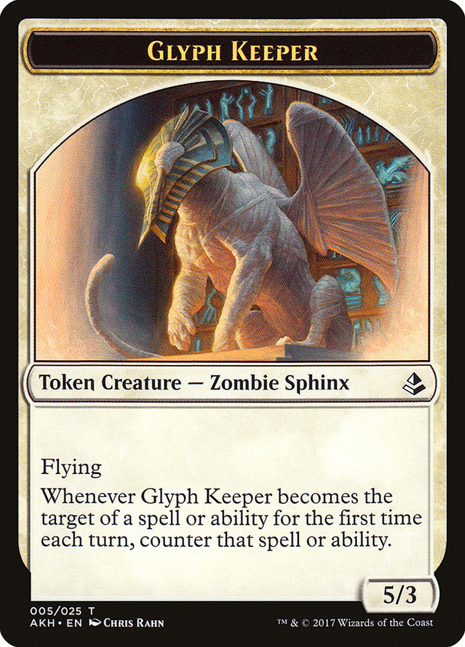 Glyph Keeper [Amonkhet Tokens] | Nerdhalla Games