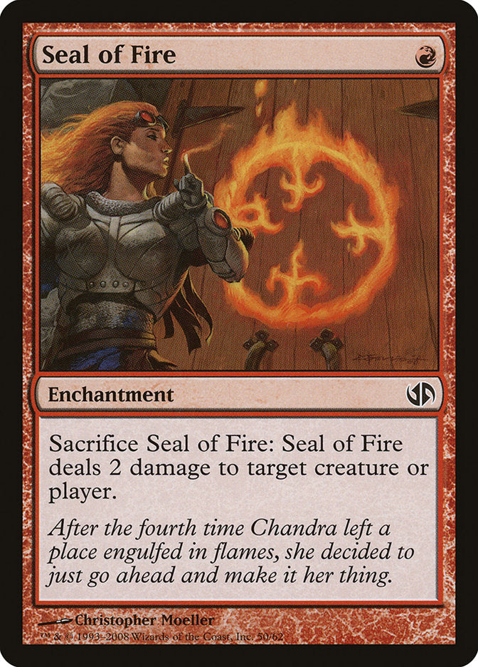 Seal of Fire [Duel Decks: Jace vs. Chandra] | Nerdhalla Games