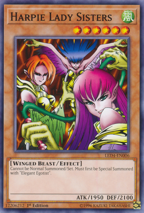 Harpie Lady Sisters [LED4-EN006] Common | Nerdhalla Games