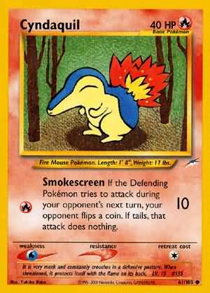 Cyndaquil (61/105) [Neo Destiny Unlimited] | Nerdhalla Games