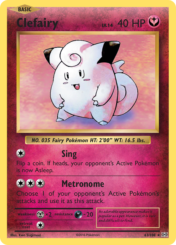 Clefairy (63/108) [XY: Evolutions] | Nerdhalla Games