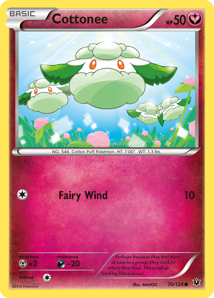 Cottonee (70/124) [XY: Fates Collide] | Nerdhalla Games