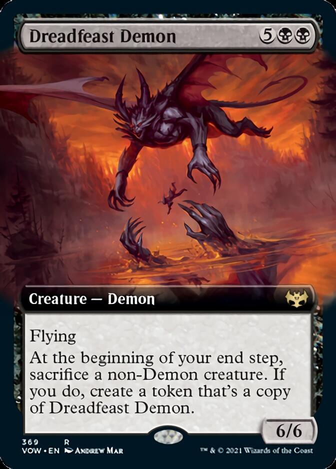 Dreadfeast Demon (Extended) [Innistrad: Crimson Vow] | Nerdhalla Games