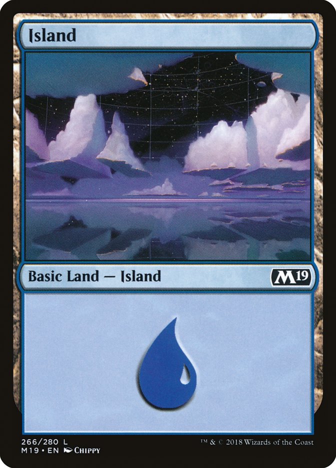 Island (266) [Core Set 2019] | Nerdhalla Games