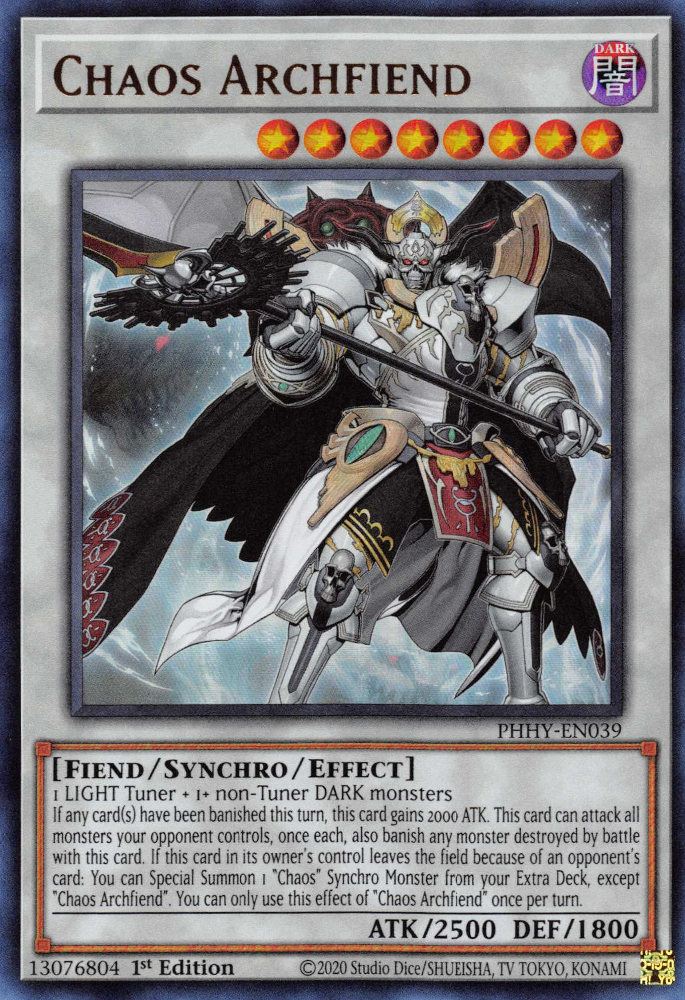 Chaos Archfiend [PHHY-EN039] Ultra Rare | Nerdhalla Games