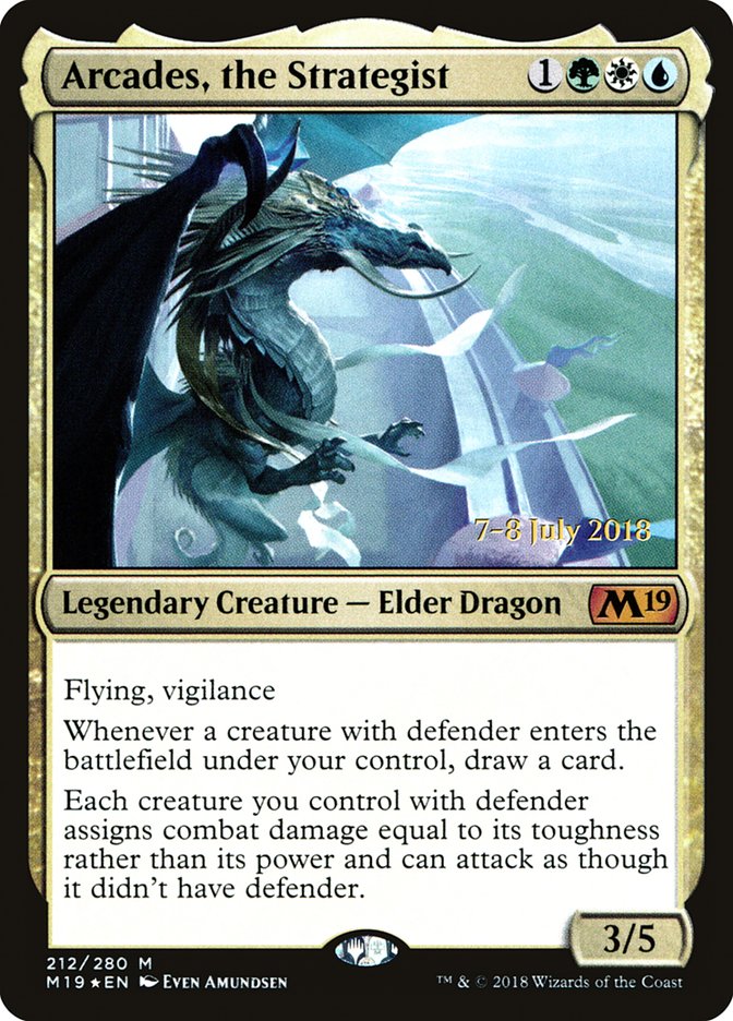 Arcades, the Strategist  [Core Set 2019 Prerelease Promos] | Nerdhalla Games