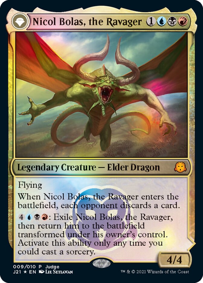 Nicol Bolas, the Ravager [Judge Gift Cards 2021] | Nerdhalla Games