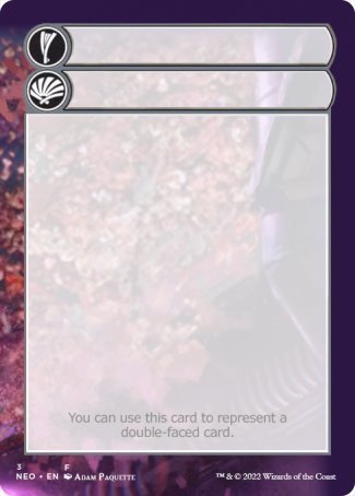 Helper Card (3/9) [Kamigawa: Neon Dynasty Tokens] | Nerdhalla Games