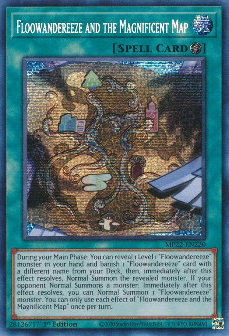 Floowandereeze and the Magnificent Map [MP22-EN220] Prismatic Secret Rare | Nerdhalla Games