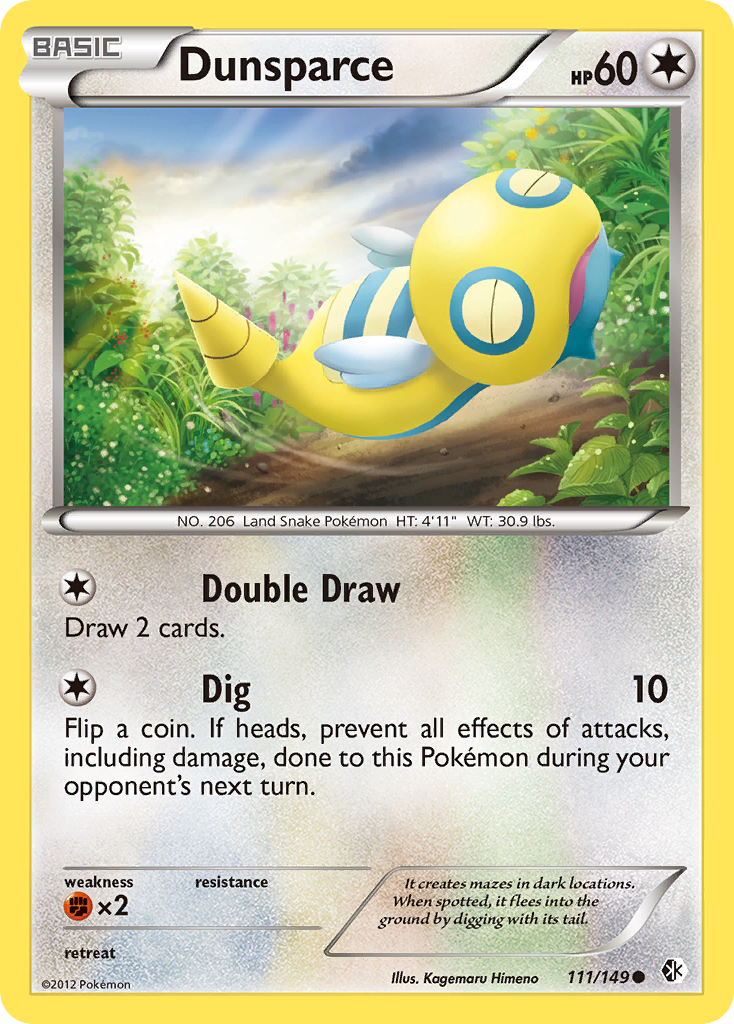 Dunsparce (111/149) [Black & White: Boundaries Crossed] | Nerdhalla Games