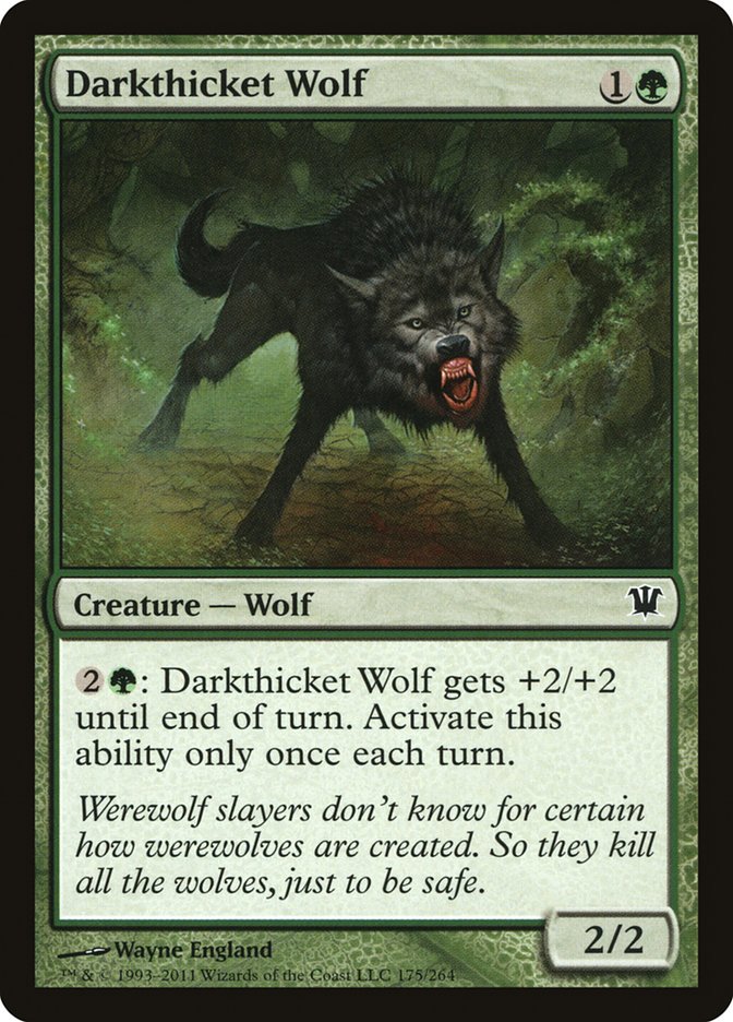 Darkthicket Wolf [Innistrad] | Nerdhalla Games