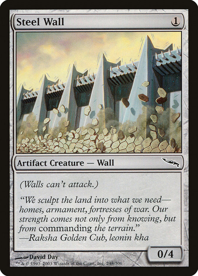 Steel Wall [Mirrodin] | Nerdhalla Games