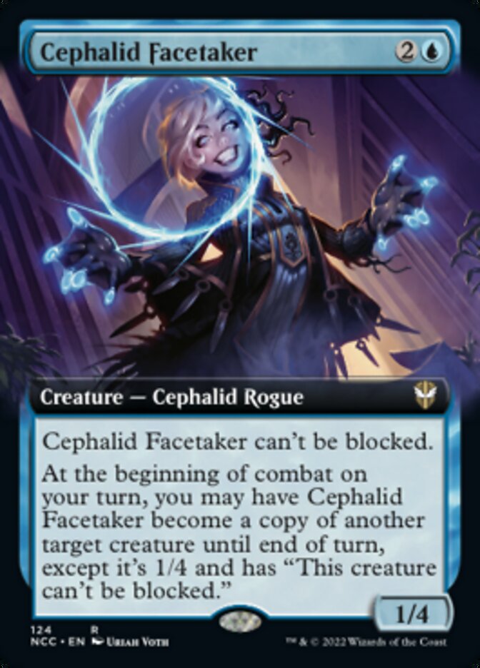 Cephalid Facetaker (Extended Art) [Streets of New Capenna Commander] | Nerdhalla Games