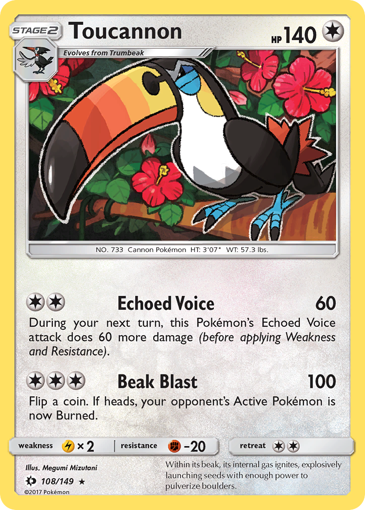 Toucannon (108/149) [Sun & Moon: Base Set] | Nerdhalla Games