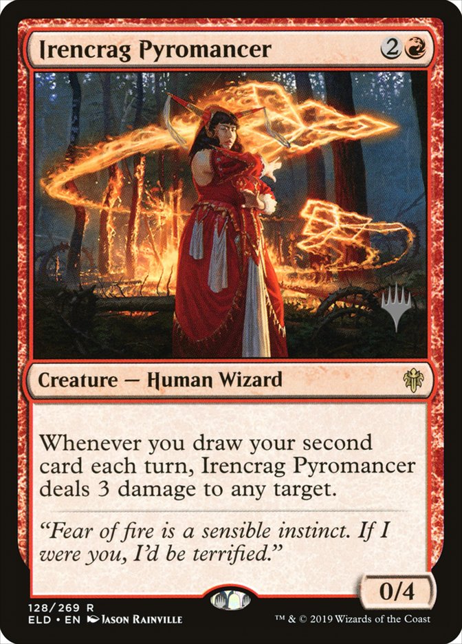 Irencrag Pyromancer (Promo Pack) [Throne of Eldraine Promos] | Nerdhalla Games