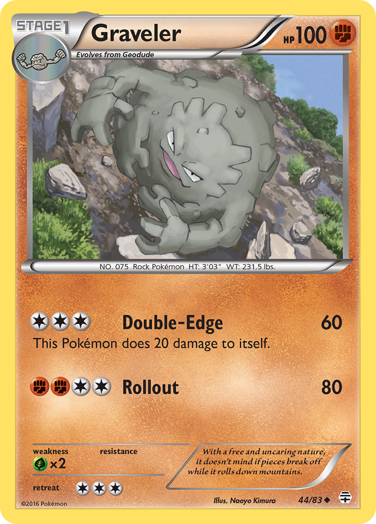 Graveler (44/83) [XY: Generations] | Nerdhalla Games