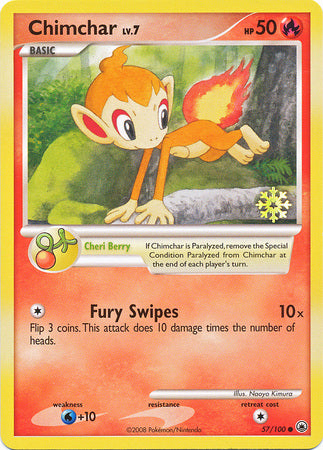 Chimchar (57/100) [Countdown Calendar Promos] | Nerdhalla Games