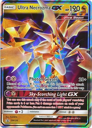 Ultra Necrozma GX (SM126) (Jumbo Card) [Sun & Moon: Black Star Promos] | Nerdhalla Games