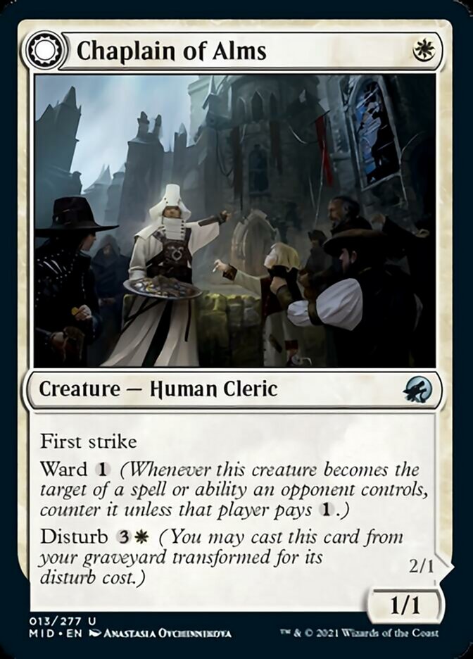 Chaplain of Alms // Chapel Shieldgeist [Innistrad: Midnight Hunt] | Nerdhalla Games