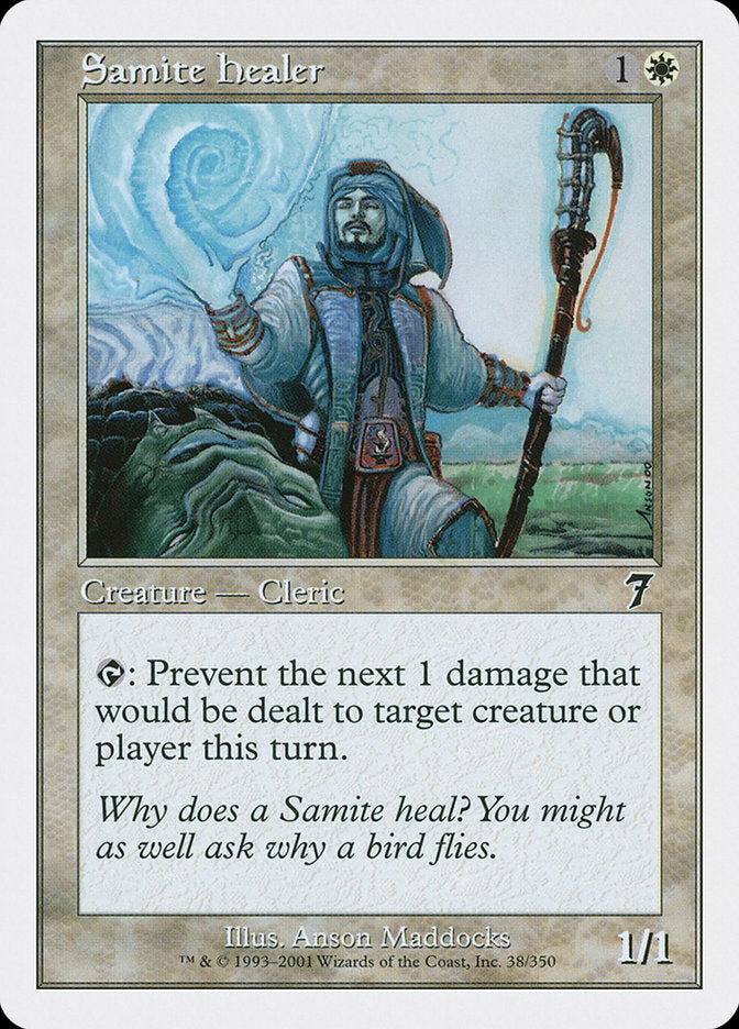 Samite Healer [Seventh Edition] | Nerdhalla Games