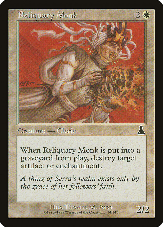 Reliquary Monk [Urza's Destiny] | Nerdhalla Games