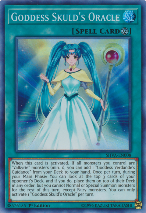 Goddess Skuld's Oracle [SHVA-EN008] Super Rare | Nerdhalla Games