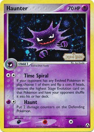 Haunter (35/92) (Stamped) [EX: Legend Maker] | Nerdhalla Games