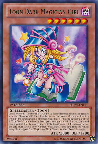 Toon Dark Magician Girl [LCYW-EN111] Rare | Nerdhalla Games