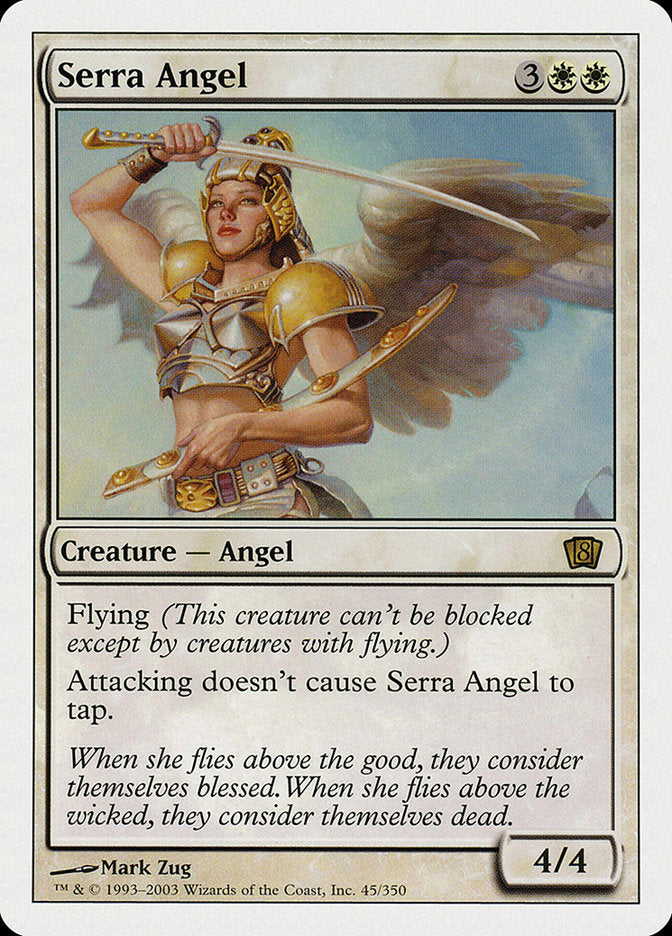 Serra Angel [Eighth Edition] | Nerdhalla Games