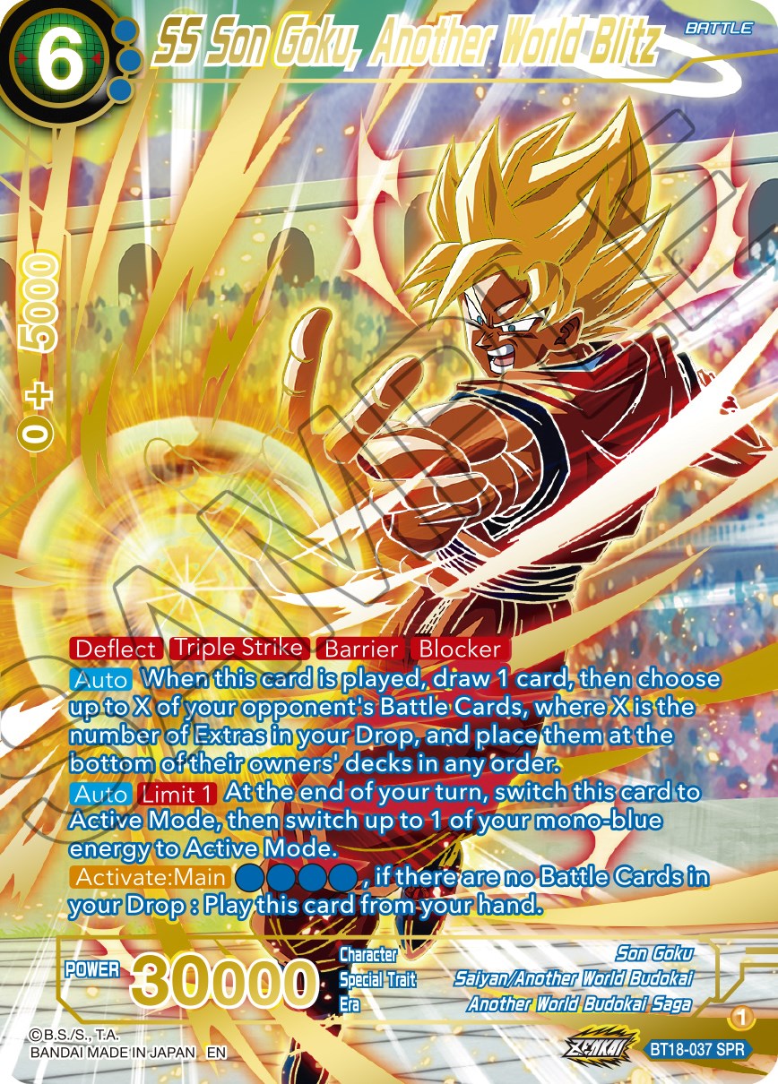 SS Son Goku, Another World Blitz (SPR) (BT18-037) [Dawn of the Z-Legends] | Nerdhalla Games