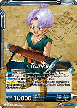 Trunks // Trunks, the Hero's Successor (BT14-031) [Cross Spirits] | Nerdhalla Games