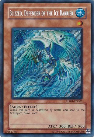 Blizzed, Defender of the Ice Barrier [HA01-EN001] Secret Rare | Nerdhalla Games