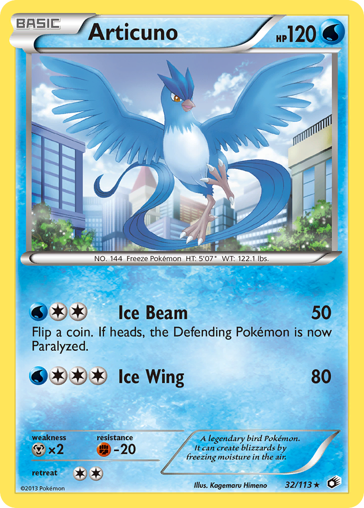 Articuno (32/113) [Black & White: Legendary Treasures] | Nerdhalla Games