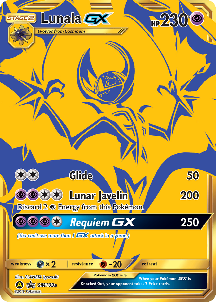 Lunala GX (SM103a) [Sun & Moon: Black Star Promos] | Nerdhalla Games