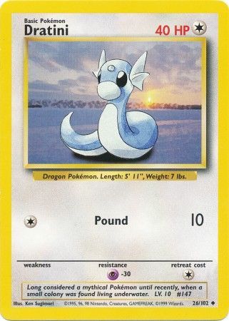 Dratini (26/102) [Base Set Unlimited] | Nerdhalla Games