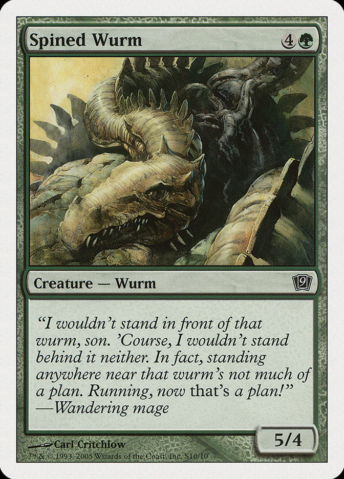 Spined Wurm [Ninth Edition] | Nerdhalla Games