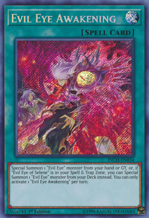 Evil Eye Awakening [INCH-EN034] Secret Rare | Nerdhalla Games