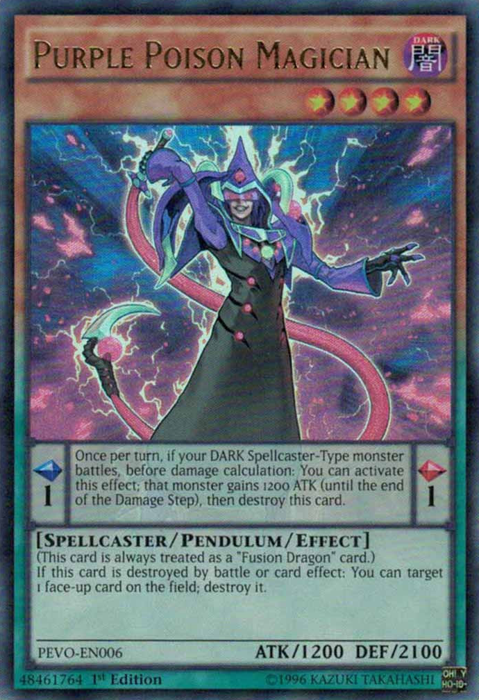 Purple Poison Magician [PEVO-EN006] Ultra Rare | Nerdhalla Games