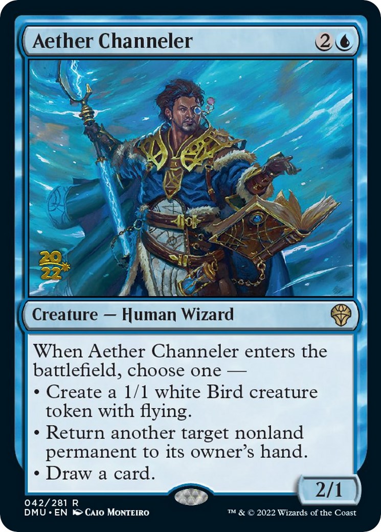 Aether Channeler [Dominaria United Prerelease Promos] | Nerdhalla Games