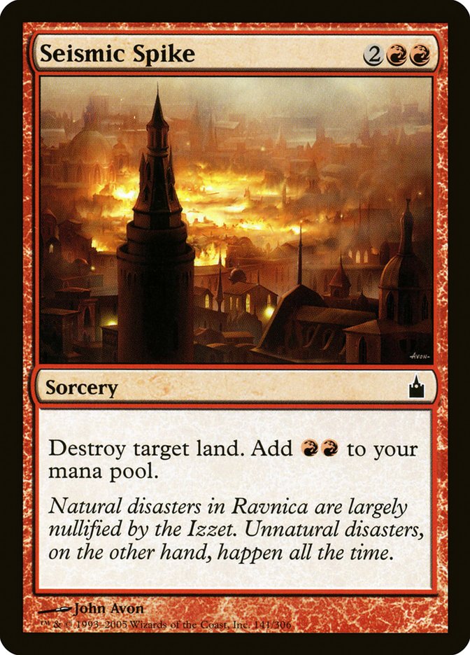 Seismic Spike [Ravnica: City of Guilds] | Nerdhalla Games