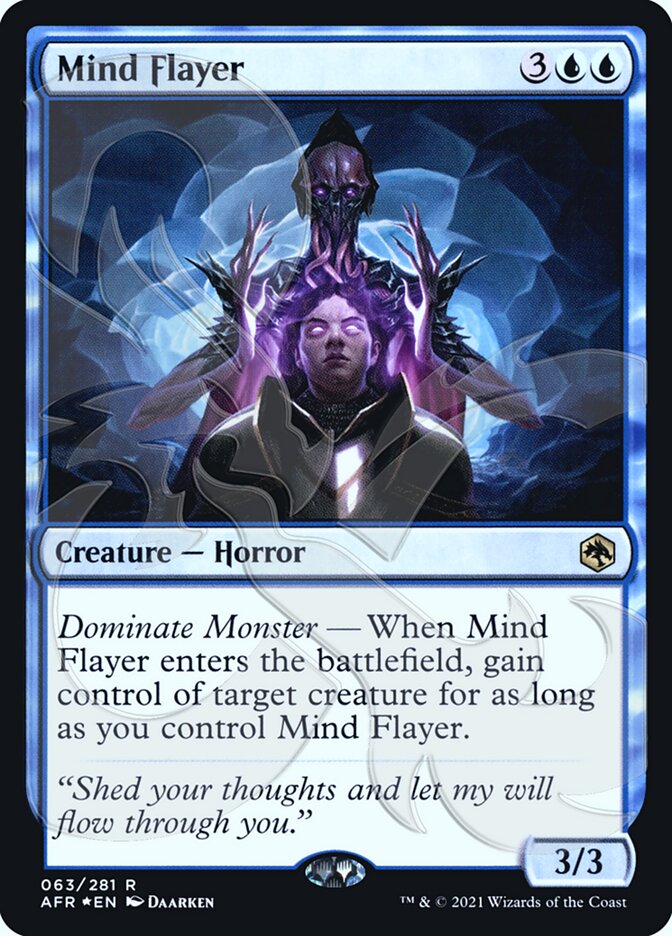 Mind Flayer (Ampersand Promo) [Dungeons & Dragons: Adventures in the Forgotten Realms Promos] | Nerdhalla Games