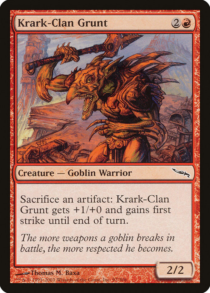 Krark-Clan Grunt [Mirrodin] | Nerdhalla Games