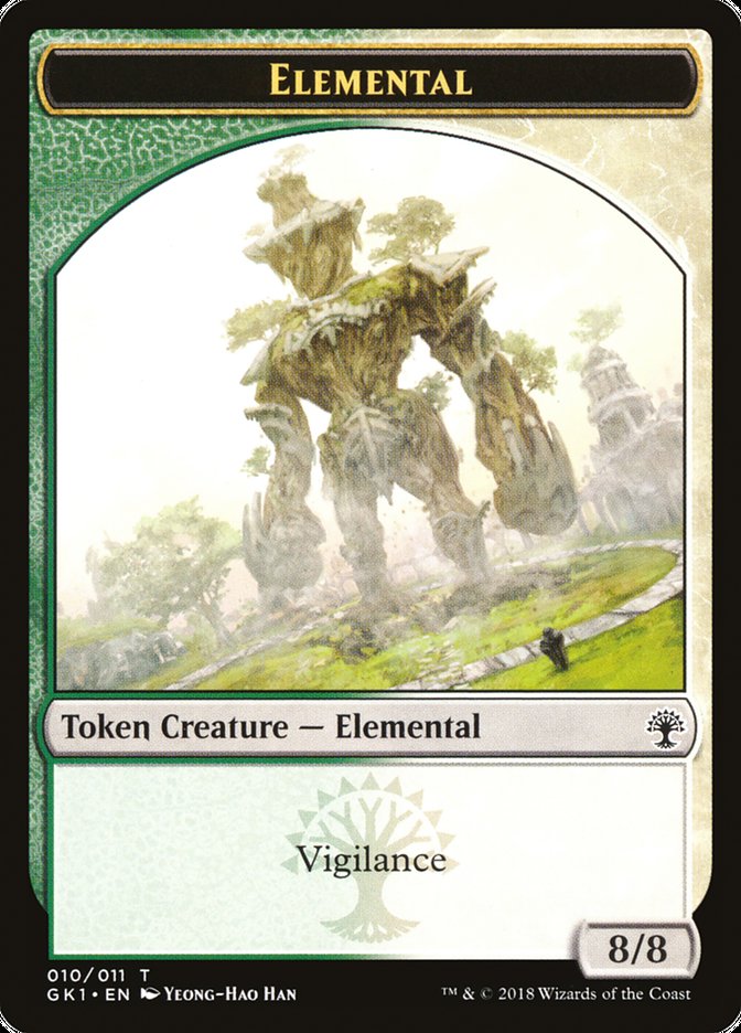 Elemental // Centaur [Guilds of Ravnica Guild Kit Tokens] | Nerdhalla Games