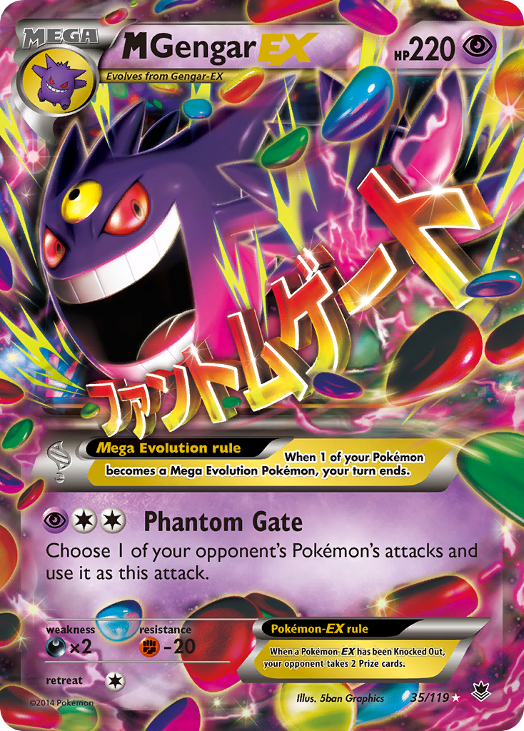 M Gengar EX (35/119) [XY: Phantom Forces] | Nerdhalla Games