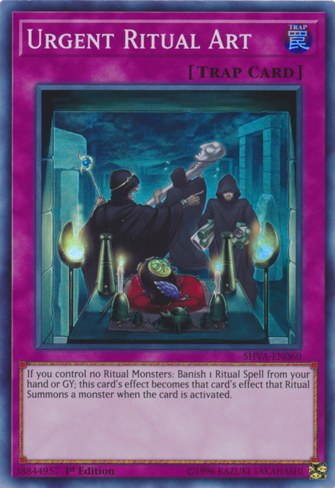 Urgent Ritual Art [SHVA-EN060] Super Rare | Nerdhalla Games