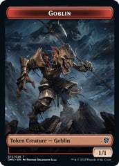 Zombie Knight // Goblin Double-sided Token [Dominaria United Commander Tokens] | Nerdhalla Games