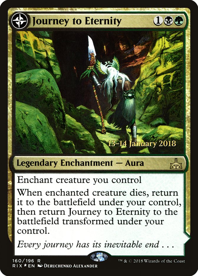 Journey to Eternity // Atzal, Cave of Eternity [Rivals of Ixalan Prerelease Promos] | Nerdhalla Games