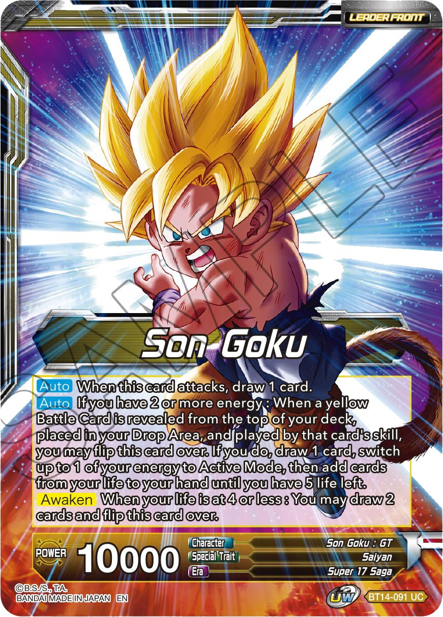 Son Goku // SS4 Son Goku, Returned from Hell (BT14-091) [Cross Spirits Prerelease Promos] | Nerdhalla Games