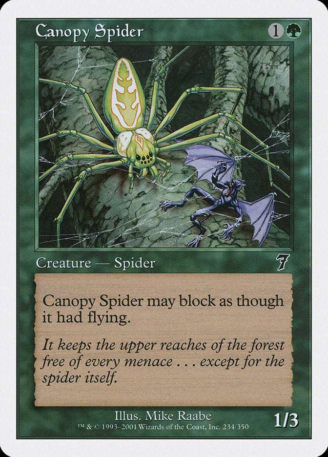 Canopy Spider [Seventh Edition] | Nerdhalla Games