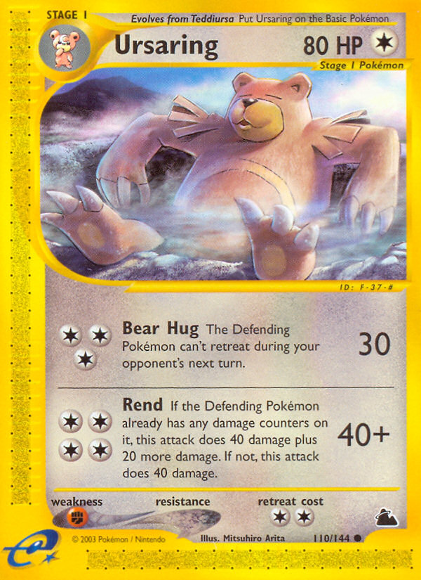 Ursaring (110/144) [Skyridge] | Nerdhalla Games